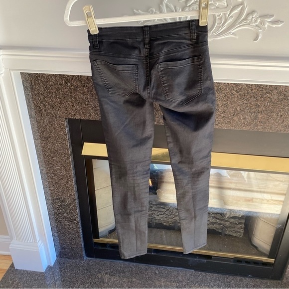 Vintage Havana Black Coated Skinny Jeans size 24 - Picture 5 of 9